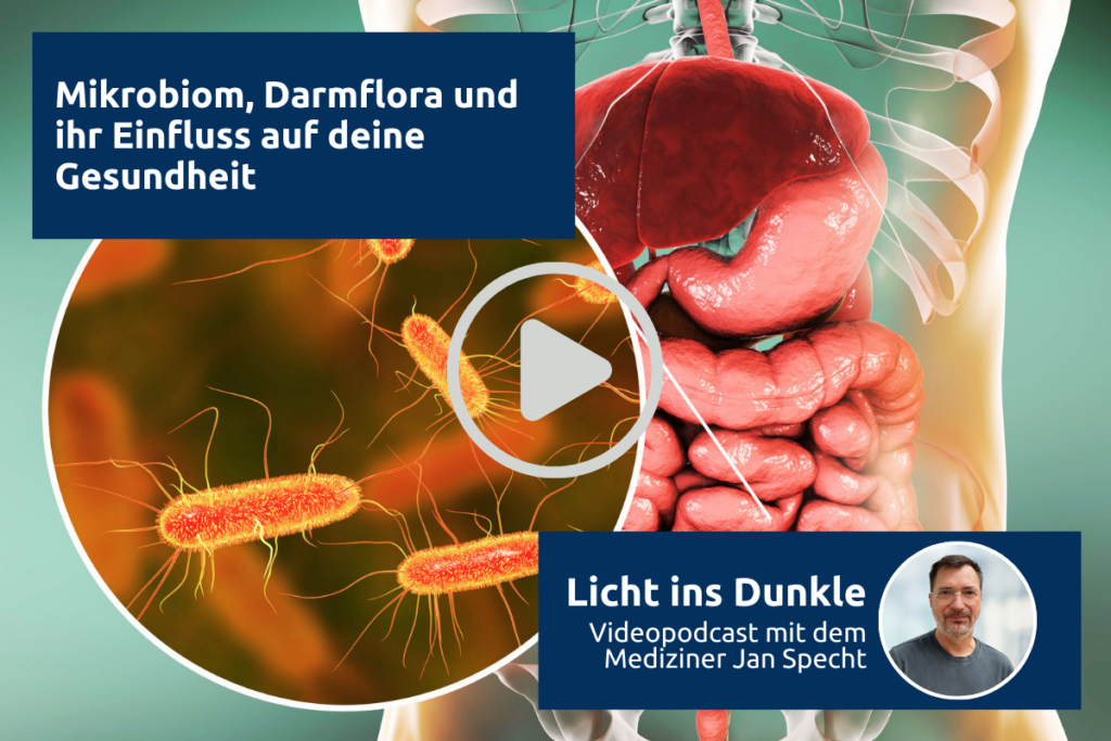 Thumbnail Videopodcast Mikrobiom, Darmflora, Gesundheit