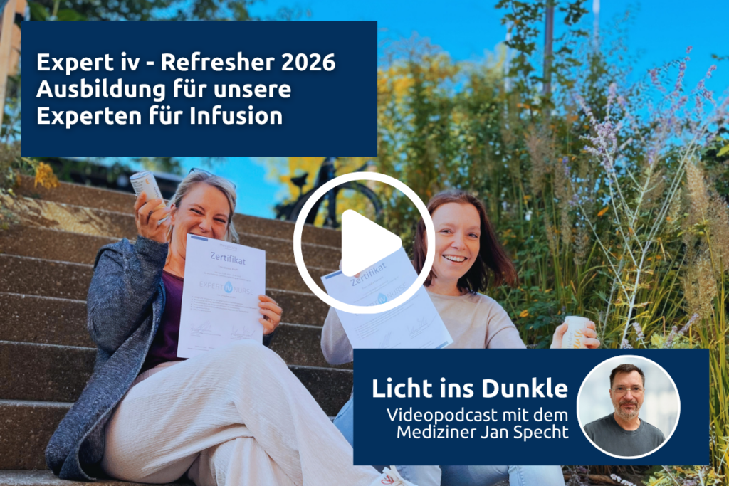 Thumbnail Videopodcast: Refresher Expert IV – Ausbildung für unsere Experten für Infusionen